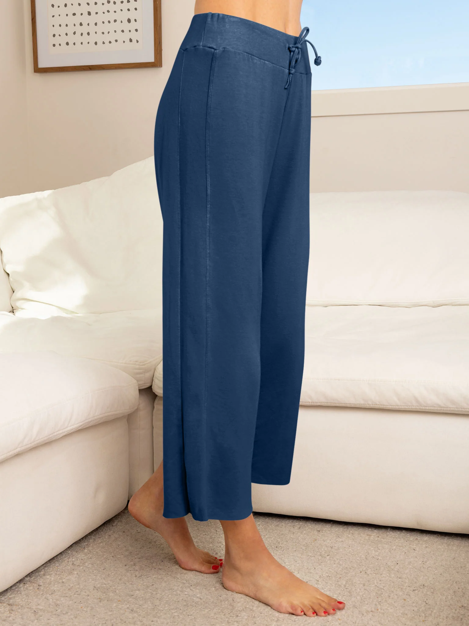Lush Fleece Cropped Pant - Image 8